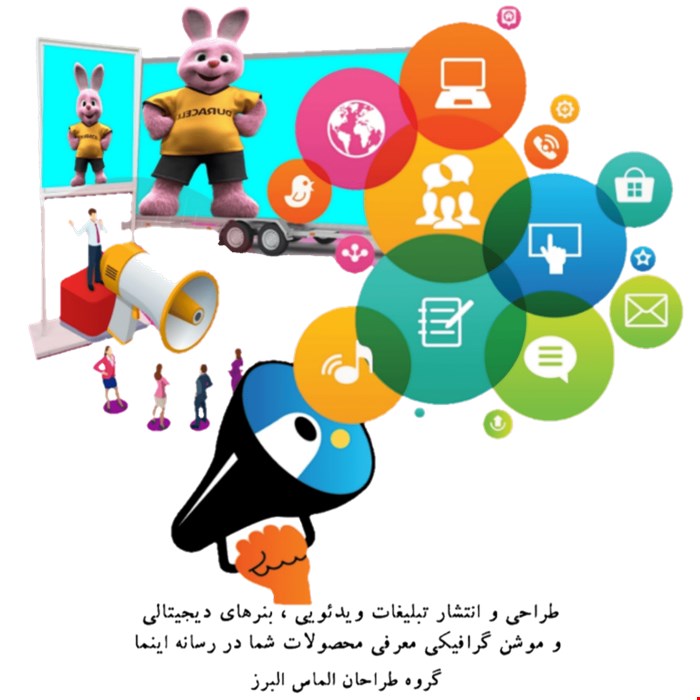 تبلیغات کسب و کار در اینما دارای کانال اختصاصی برای اشتراک گذاری ویدئو و موزیک